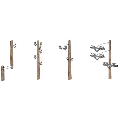 Model Kit doplňky 0404 - TELEGRAPH POLES (1:35)