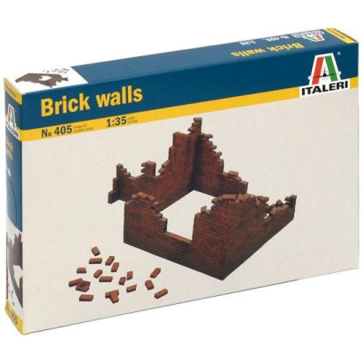Model Kit budova 0405 - BRICK WALLS (1:35)