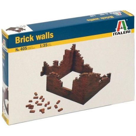 Model Kit budova 0405 - BRICK WALLS (1:35)