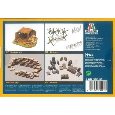 Model Kit budova 0405 - BRICK WALLS (1:35)