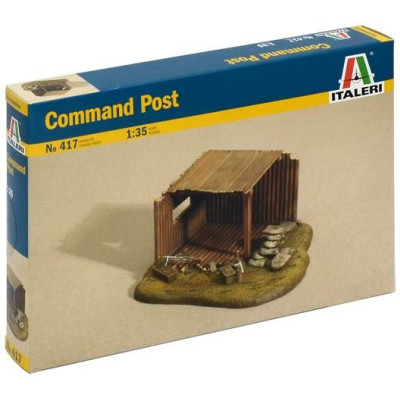 Model Kit budova 0417 - COMMAND POST (1:35)