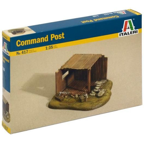 Model Kit budova 0417 - COMMAND POST (1:35)