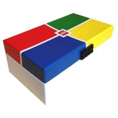 LEGO LEGO hodinky pro dospělé 4 Stud Brick Black/Chrome LEGO9007705