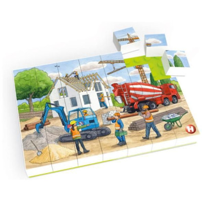 HUBELINO Puzzle - Na staveništi
