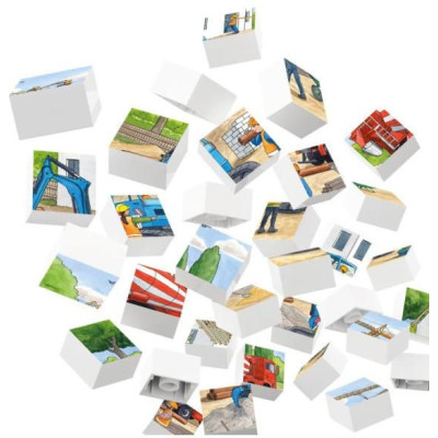 HUBELINO Puzzle - Na staveništi