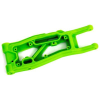 Tuning alkatrész a Traxxas Sledge RC modellautóhoz. Traxxas kerékfelfüggesztő kar jobb első zöld.