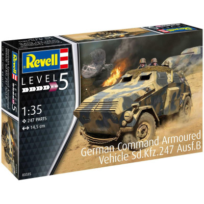 Plastic ModelKit military 03335 - German Command Armoured Vehicle Sd.Kfz.247 Ausf.B (1:35)