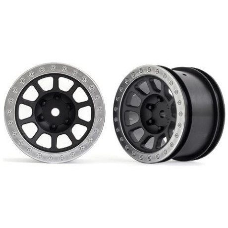 Traxxas disk 2.2" šedý/chromovaný (2) (zadní)