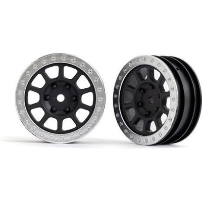 Traxxas disk 2.2" šedý/chromovaný (2) (přední)