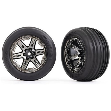 Traxxas kolo 2.8", disk RXT černě chromovaný, pneu Ribbed (2) (přední)
