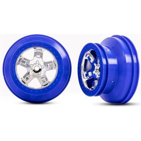 Traxaxs disk 2.2/3.0" SCT chromovaný/modrý (2)