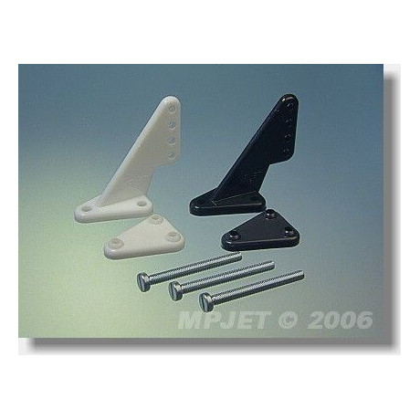 Páka malá krátká, otvor pr. 2,5 - černá, balení 2 ks