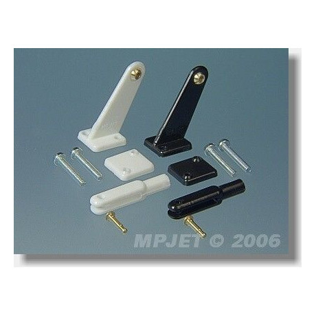 Páka malá s ložiskem dlouhá - černá, balení 2 ks