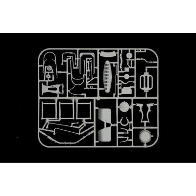 Model Kit military 7403 - German Military Motorcycle with Sidecar (1:9)