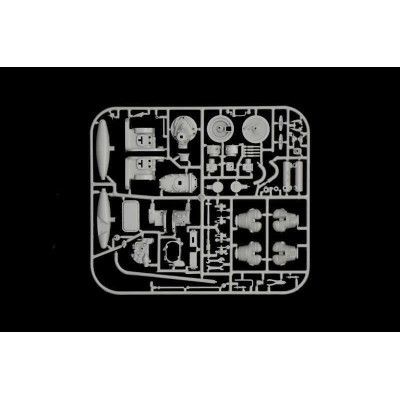 Model Kit military 7403 - German Military Motorcycle with Sidecar (1:9)