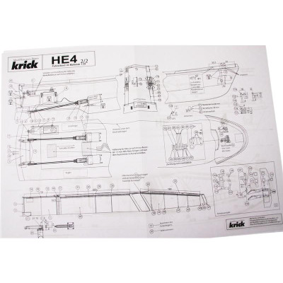 Krick Policejní člun HE 4 kit
