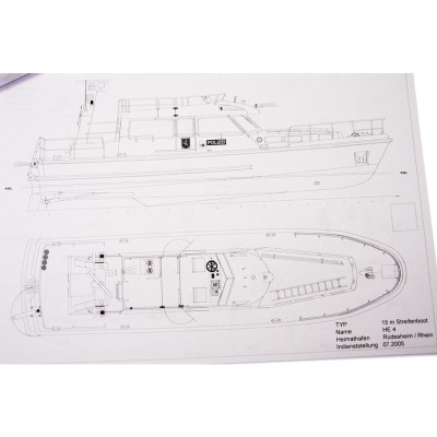 Krick Policejní člun HE 4 kit