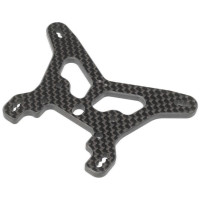 Pótalkatrész RC modell autóhoz TLR 22X-4 Elite 1:10 4WD Race Buggy: lengéscsillapító torony V2 hátul, karbon.