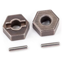 Traxxas acél kerékagy (2), csap (2).