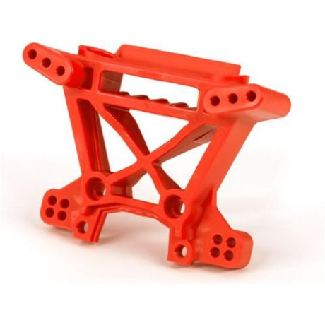 Traxxas věž předních tlumičů HD červená (pro NO9080)