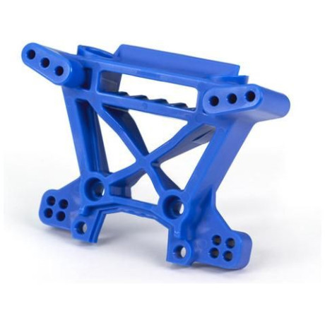 Traxxas věž předních tlumičů HD modrá (pro NO9080)