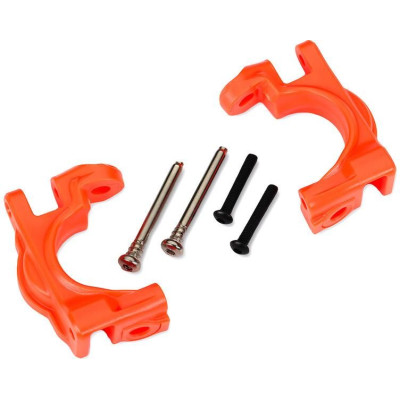 Traxxas závěs přední těhlice HD oranžový (pro NO9080)