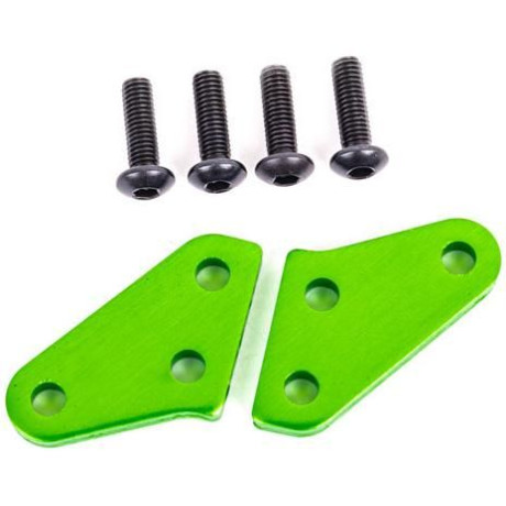 Traxxas těhlice hliníková zeleně eloxovaná (2) (pro NO9537 a NO9637)