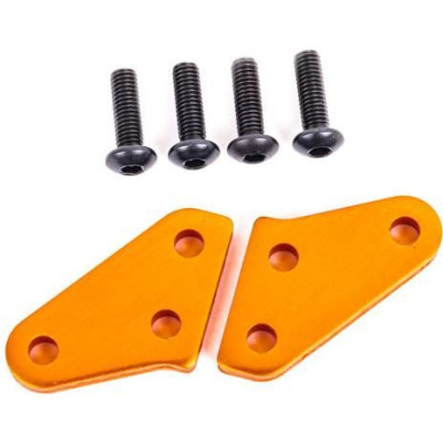 Traxxas těhlice hliníková oranžově eloxovaná (2) (pro NO9537 a NO9637)