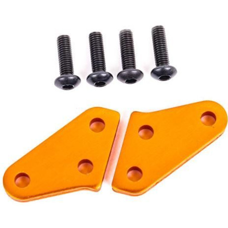 Traxxas těhlice hliníková oranžově eloxovaná (2) (pro NO9537 a NO9637)