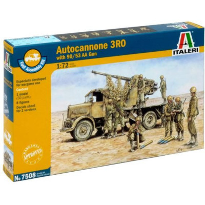 Fast Assembly military 7508 - Autocannon Ro3 with 90/53 AA gun (1:72)
