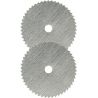 Rotacraft fűrészlap 16 mm átmérőjű (2 db a csomagban) műanyag, puha fa és színesfémek megmunkálásához. 2,35 mm-es SH-RAR1304 szártartóra rögzíthető.