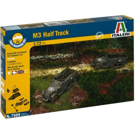 Fast Assembly military 7509 - M3A1 HALF TRACK (1:72)
