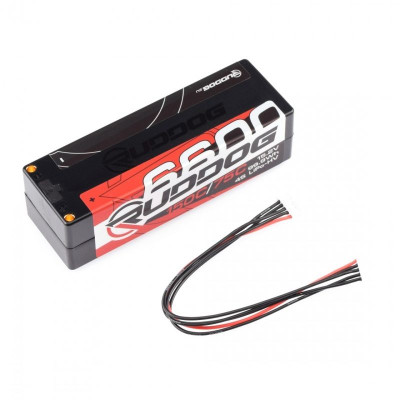 RUDDOG Racing 6600mAh 150C/75C 15.2V LCG 1/8 Hi-Volt Pack - EFRA