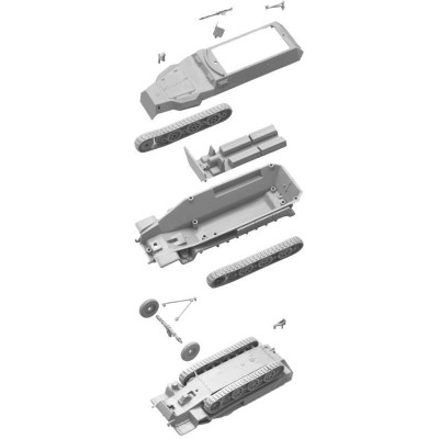 Fast Assembly military 7516 - Sd.Kfz.251/1 Ausf.C (1:72)