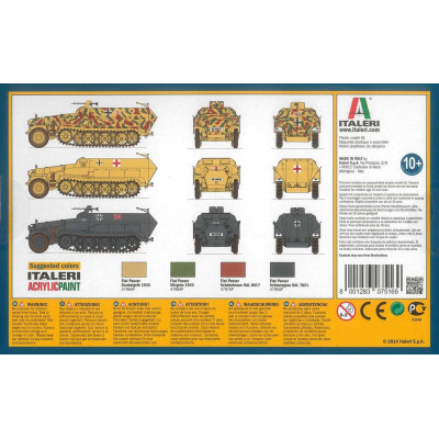 Fast Assembly military 7516 - Sd.Kfz.251/1 Ausf.C (1:72)