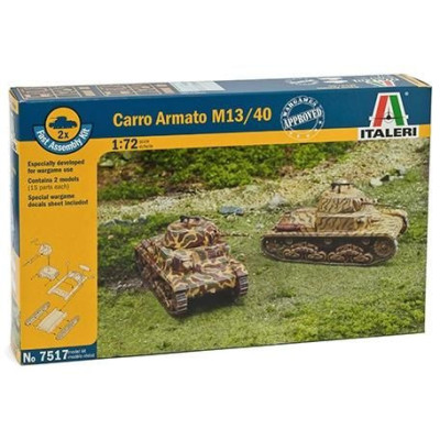 Fast Assembly tanky 7517 - Carro Armato M13/40 (1:72)