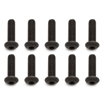 Imbusové šrouby s čočkovitou hlavou M4x10 mm FHCS, 10 ks.