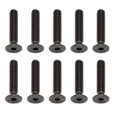 Imbusové šrouby s zápustnou hlavou M4x20 mm FHCS, 10 ks.