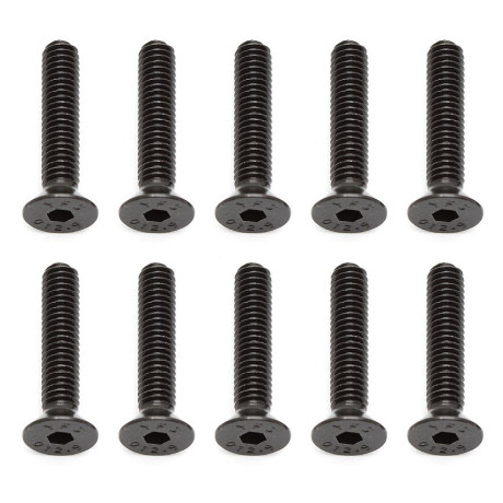 Imbusové šrouby s zápustnou hlavou M4x20 mm FHCS, 10 ks.