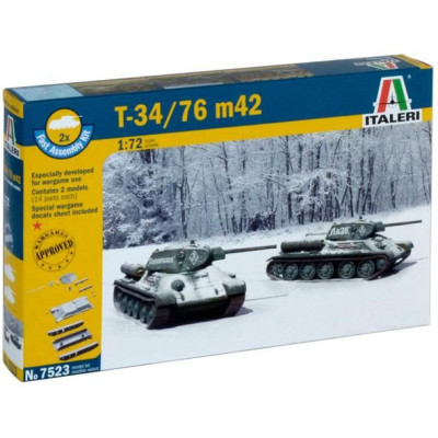Fast Assembly tanky 7523 - T 34 / 76 m42 (1:72)