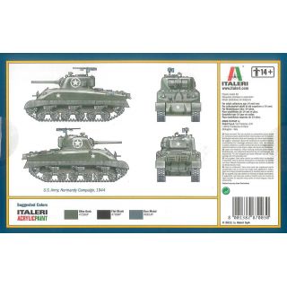 Model Kit tank 7003 - M4 SHERMAN (1:72)