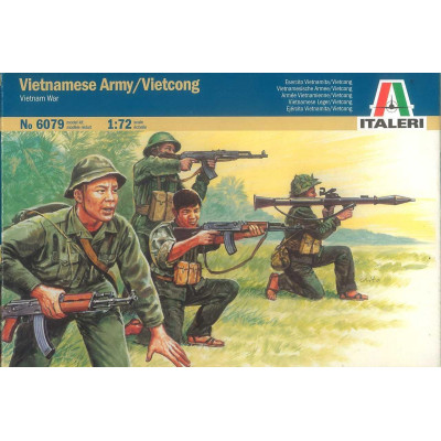 Model Kit figurky 6079 - VIETNAM WAR - VIETNAMESE ARMY / VIETCONG (1:72)