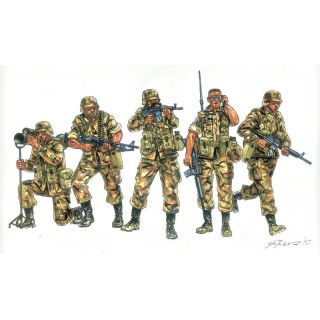 Model Kit figurky 6168 - U.S. Infantry (1980s) (1:72)