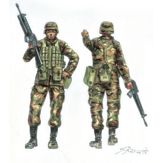Model Kit figurky 6168 - U.S. Infantry (1980s) (1:72)