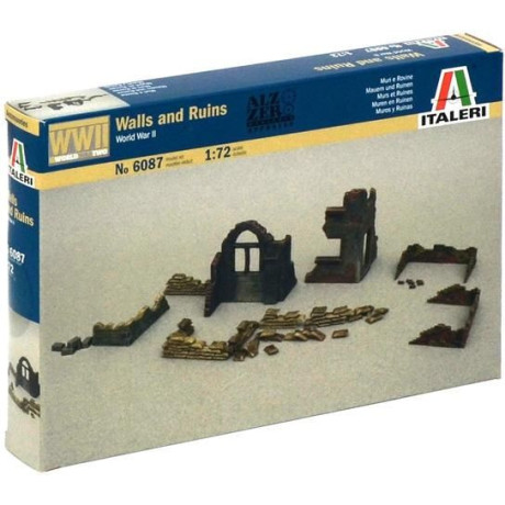 Model Kit doplňky 6087 - WALLS AND RUINS (1:72)
