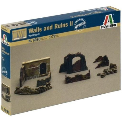 Model Kit doplňky 6090 - WALLS AND RUINS II (1:72)