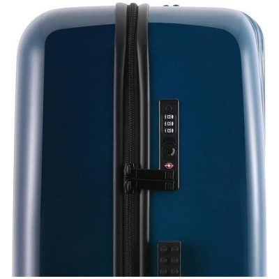 LEGO Luggage Cestovní kufr Minifigure Head 28" - námořnická modř