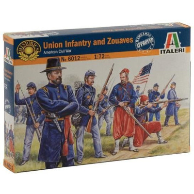 Model Kit figurky 6012 - UNION INFANTRY / ZUAVES (AMERICAN CIVIL WAR) (1:72)
