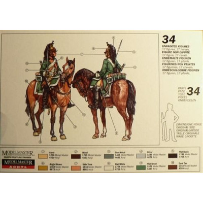 Model Kit figurky 6015 - FRENCH DRAGOONS (NAP. WARS) (1:72)