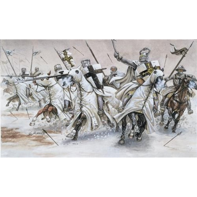 Model Kit figurky 6019 - TEUTONIC KNIGHTS (MEDIAVAL ERA) (1:72)
